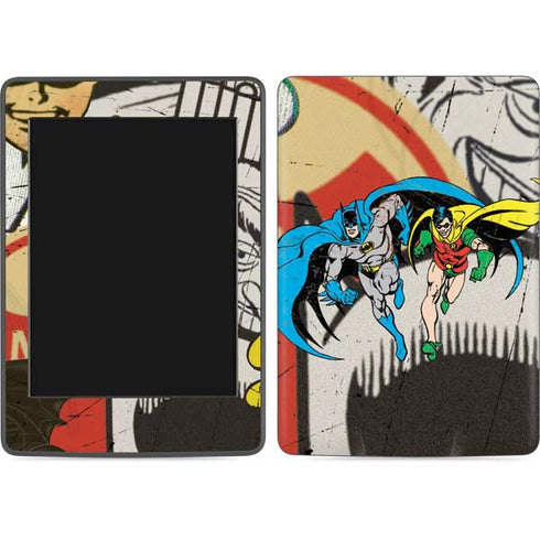 DC Comics Batman and Robin Vintage Action Pose Amazon Kindle Skin